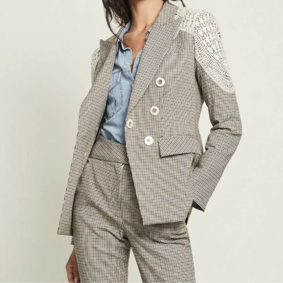 Veronica Beard Dickey Grey Faithon Blazer - Picture 9 of 9